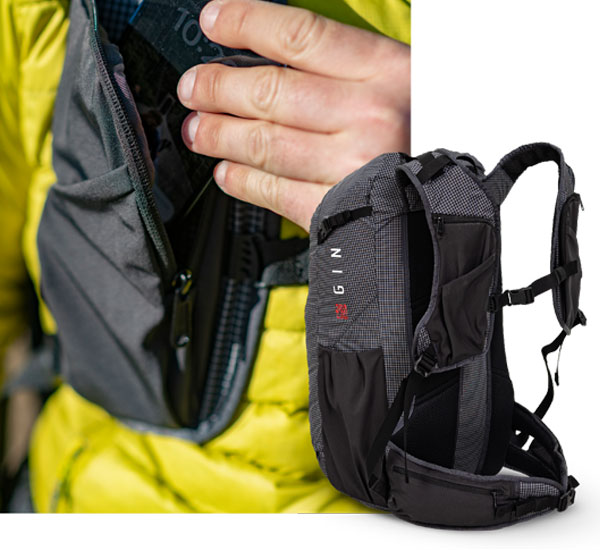 gin x-lite 40L rangements
